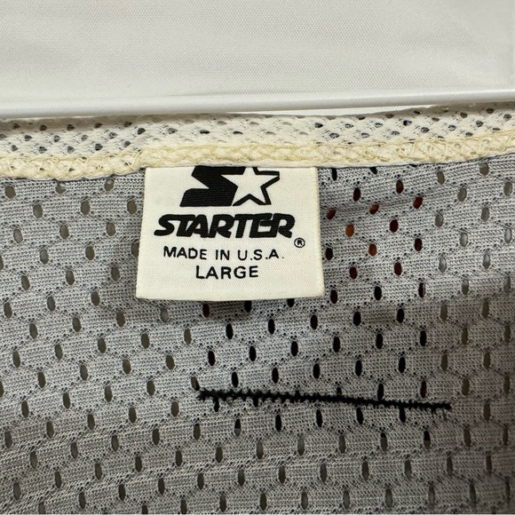 Vintage Starter Hot Michael Jordan Jersey Size Large 90s Used Chicago Bulls - Picture 2 of 12